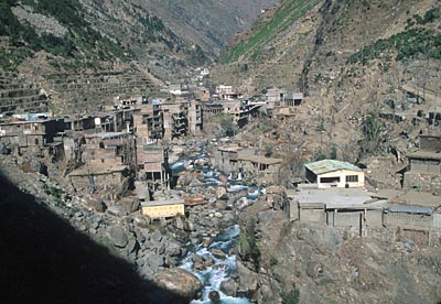 Town along the KKH